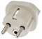 Adaptateur de voyage for prise européenne, France, Italie, Brésil, Suisse vers prise européenne, 10 A, 250 V