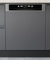 Bauknecht BKSV2 PAN Integrierbarer Geschirrspüler /60 cm/ActiveDry – automatisches Türöffnungssystem/MultiZone – separates Ober- oder Unterkorbspülen/Startzeitvorwahl/Vollwasserschutz/Edelstahl