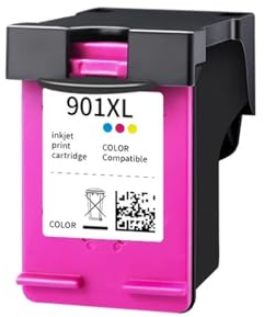 HEZHAOWH Geeignet for H-*0P 901 901XL Tintenpatronen der Drucker IceJet 4500, J4580, J4640, J4680, J4660 und J4540(Color)