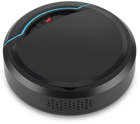 SustVita Robot aspirapolvere e lavapavimenti aspirazione da 4000 Pa, navigazione intelligente e controllo tramite app, un robot aspirapolvere intelligente per di animali (Nera)