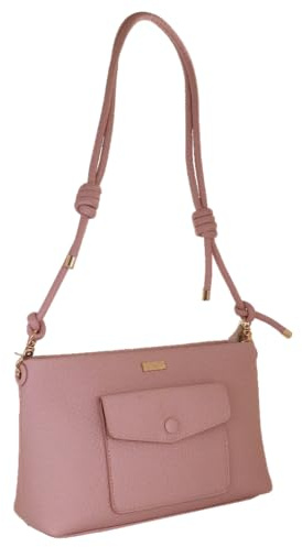 Camomilla Milano Borsa a Tracolla Donna, Similpelle, Collezione Love Letter, Colore Rosa