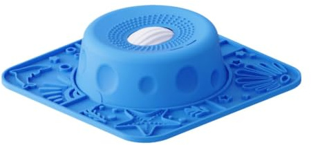 Lick Bowl Silicone Enrichment Toys with Rotating Ball | Enrichment Bowls Dogs for Promotes Healthy Eating Pet Food Puppy Feeding Licking Eating Yogurt Meat Puree
