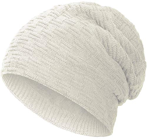 Compagno Gefütterte Mütze Herren Damen Wintermütze Beanie Strickmütze Winter Weihnachten Haube Hat Cap Männer Frauen