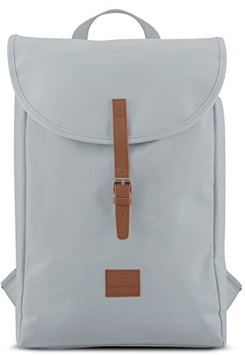 JOHNNY URBAN Rucksack Damen und Herren Grau - Liam - Moderner Tagesrucksack für Uni Büro, Schule und Freizeit - Daypack mit 16 Zoll Laptopfach - Wasserabweisend