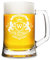 Montana Bierkrug 0,5L Individuelle Gravur Geschenk Bierglas - Löwenstark