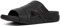 Fitflop Men's Freeway Pool Slide in Leather Open Toe Sandals, Black (Black), 9 UK (43 EU)