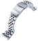 MiLTAT Edelstahl 316L 22mm Angus-J Louis Uhrarmband für Seiko SKX007, gebürstet/poliert, V-Schliesse - SS221820B059(DE)