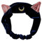 Premium Qualität Katze Ohren Haarband Stirnband Party Geschenk Kopfschmuck Haarschmuck Makeup Tools Blau Carry stone