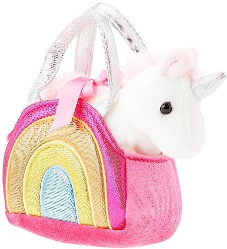 Aurora, 61171, Fancy Pal, Regenbogen Einhorn, 20cm, Plüschtier, Mehrfarbig