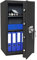 SafeHero Möbeltresor Klasse 1 EN 1143-1 Secureo Falcon 5 | H860xB490xT410 mm | 104 kg | Doppelbartschloss | Feuerfalz für Basis-Feuerschutz | Platz für 10 Ordner
