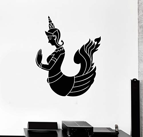 myrockshirt Wandtattoo Aufkleber Kinnaree Hinduismus Thailand Thai für alle glatten Flächen UV&Waschanlagenfest Autoaufkle
