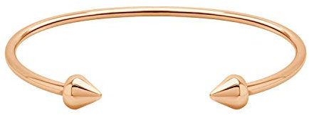 555Jewelry Lightweight Stainless Steel Bracelet, Open Bangle Bracelet, Spike Open Cuff Bracelet, Open Cuff Bangle Bracelet for Men, Bangle Bracelets for Women & Ladies, Rose Gold