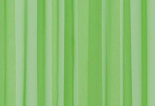 homestyle4you Gardinen Organza mit Ösen Voile transparent leicht 140x245 Dekoschal Deko (apfelgrün)