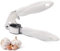 Dobens garlic press, stainless steel garlic meat grinder chopper kitchen utensil, simple squeeze meat grinder crusher with ABS handle, dishwasher safe, easy clean