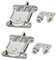 2pcs Sliding Wardrobe Door Parts/Wheels/Runners/Rollers/Guides with Damping Buffer, Loading Capacity 20KG