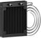 CLDIY Water Cooling Cooler, 12 Tube Aluminum Heat Exchanger Cooler with Tube for PC CPU Computer Water Cooling System DC12V 120mm