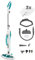 Polti Vaporetto SV450_Double 2- in-1 Steam Mop with Handheld Cleaner, Extra Cloths, Vaporforce Brush, 13 Accessories