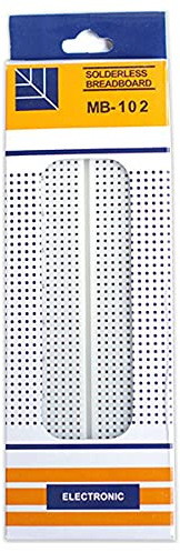 UMTMedia® 1 Piece MB102 Breadboard 830 Tie Point Solderless Plug-in Prototype PCB Board Kit for Arduino