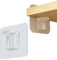 WUBAYI 15Pcs Self-Adhesive Shelf Support Pegs L-Shaped Brackets, No-Screw Furniture Cabinet Closet Bookcase Supports (2.36in/6cm)
