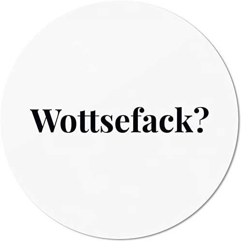 JUNIWORDS Mauspad Mousepad, Rund, Wottsefack? (1004305)