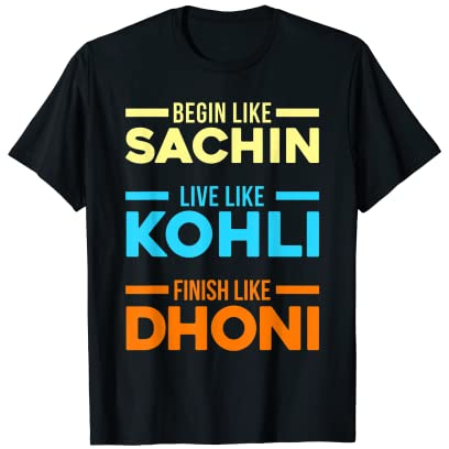 India Cricket-Team-Trikot für Fans Spieler Athleten Coach T-Shirt