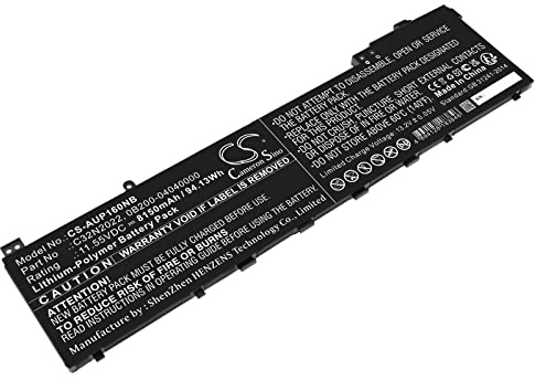 TECHTEK Batteria 8150mAh compatibile con [Asus] VivoBook Pro 16X M7600, Vivobook Pro 16X M7600QE-L2014R, Vivobook M7600QE-L2014W, VivoBook M7600QE-L2058TS, M7600QE-L2901TS, M7600QE-L2902TS, M7600QE-L