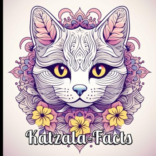 Katzala-Facts: Das Malbuch mit Katzen Mandalas für kreative und wissbegierige Köpfe / Kinder, Jugendliche & Erwachsene / Entspannung & Achtsamkeit