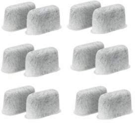 FOUTP 6 Stück Wiederverwendbar Holzkohle Wasserfilter Non-Woven Aktivkohlefilter Set Kaffeemaschinen Ersatz Aktivkohle Wasserfilter Kompatibel mit den meisten Kaffeemaschinen