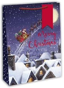 Clairefontaine X-29160-2Cpack 12 Geschenktasche Excellia 26,5x14x33cm Santa