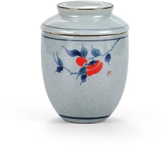 Tee-Aufbewahrung, kleine Keramik-Teedosen, antike Haushalts-Wake-up-Teedosen, tragbare Mini-Tee-Aufbewahrungsdosen für die Küche, für den Außenbereich