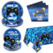 61 Stück Video Game Party Supplies 9. Geburtstag Video Game Party Dekor Papier Teller Servietten Video Game Tischdecke Gaming Party Favors für Jungen 9. Geburtstag Party, serviert 20 (9 Jahre, 20)