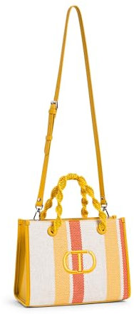 TWIN SET Kleine Handtaschen für Damen, Einheitsgröße, gelb