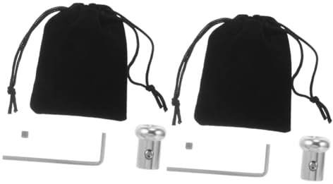 ibasenice 2sets Tuning Fork Holder for Meditation Healing Tuning Fork Smooth Feet