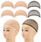 CCbeauty 6 Stück Wig Cap Nylon Haarnetz für Perücken Dehnbare Atmungsaktive Perückenkappe Perückennetz Perücken Zubehör