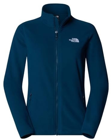 The North Face NF0A855O1NO1 Women’s 100 Glacier Fz - Eu Sweatshirt Damen Midnight Petrol Größe S