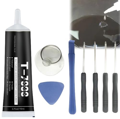 Black Phone Glue - Suitable for Mobile Screen Repair, Strong Plastic Adhesive, Multi-Function for Phone Jewelry, Glass, Wood, Metal, Fabric