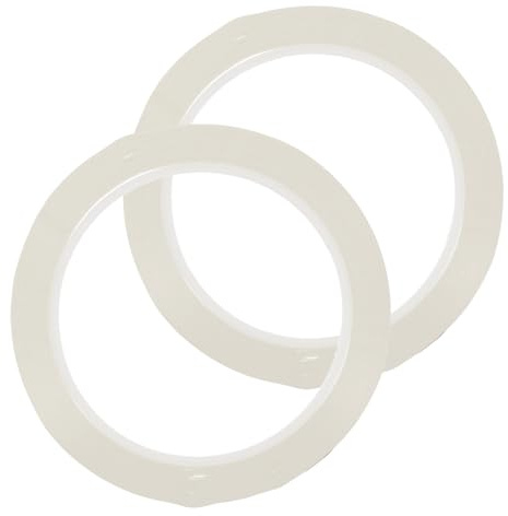 Griffbrettaufkleber Klebeband 2 Rollen für Anfänger Geige und Cello | Pvc in Weiß, Leicht Entfernbar und Klangneutral, für Übung und Schulungen bei Viola und Cello