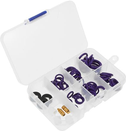 PAMINGONO 1 Jeu Bague D'étanchéité Pour Climatiseur De Voiture Joint Torique En Caoutchouc Joints Toriques D'étanchéité De Voiture Joint D'étanchéité Kit D'assortiment De Joints Toriques Nbr