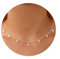 Halora Kette Silber Damen, Cubic Zirkonia Halskette Silber Choker Damen Frauen Schmuck Valentinstag Geschenke für Sie Diamond Necklace