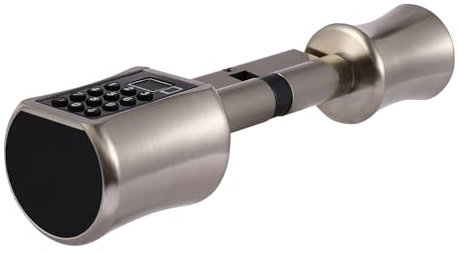 Mermajestic Smart TüRschloss, Tastaturschloss mit Touchscreen-Tastatur, Elektronisches Riegelschloss, Atteriebetrieben für Intelligentes TüRschloss, Fingerabdruck/Karte/SchlüSsel/Code-Entriegelung