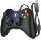 Gamrombo Wired Controller Compatible with Xbox 360 & Slim Console and PC Windows Gamepad with Upgraded Design Ergonomic Cable & Joystick/Double Shock/Voice/Turbo Macro Function