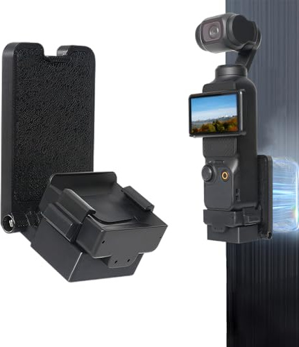 Kryolithm Magnetischer Halteständer für DJI Osmo Pocket 3, 180° Verstellbare Zubehör Halterung mit Starker Magnetkraft, Kompakt Leicht & Sicher, Magnet-Saug-Gehäusehalter für Schreibtische
