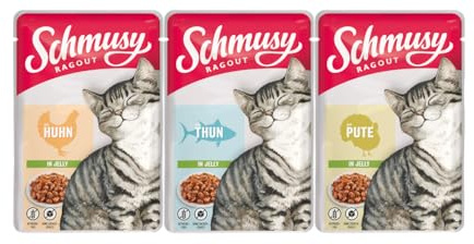 arelf Bundle Schmusy Ragout in Jelly Mix 24×100g + Cream Snack | 3 Sorten · Getreidefrei · Ragout in Jelly · Mengenauswahl