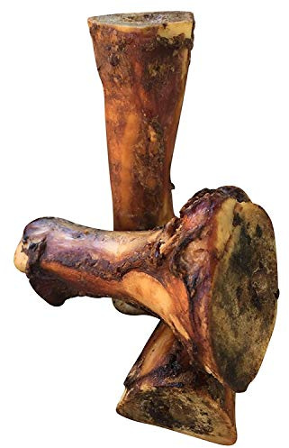 K9 Connoisseur Beef Marrow Large Dog Bones Long Lasting for Aggressive Chewers - USA Made Single Ingredient Champ Bones for Large Dogs Over 50 Pounds - 3 Pack