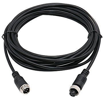 Yeung Qee 4 pin auto video prolunga cavo aviazione maschio a spina Femaler video Shield cavo di alimentazione e cavo AV impermeabile e antiurto veicolo 3m