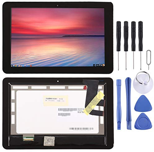 Pantalla LCD de Repuesto, Reemplazo de Tableta Pantalla táctil LCD y ensamblaje Completo del digitalizador for ASUS Chromebook Flip C100PA Pantalla de 10 Pulgadas (Negro) (Color : Black)
