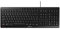 CHERRY STREAM KEYBOARD, clavier filaire, layout belge (AZERTY), frappe silencieuse, sensation de frappe unique, design plat, noir