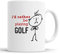 Faithful Prints Mens I'd Rather Be Playing Golf Mug Novelty Hobby Dad Brother Uncle Grandad Friend Funny Humour Gift Cup Birthday Christmas, Ceramic Mugs