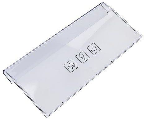 sparefixd Top or Middle Freezer Drawer Front Panel Hand for Beko CCFM1552W