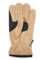 Mac One Fleece Handschuhe 3M Thinsulate beige und anthrazit, Fingerhandschuhe Winter S/M L/XL (Beige, L-XL)